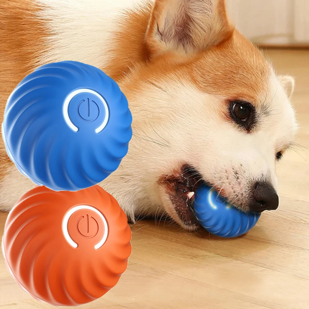 Smart Dog Toy Ball Electric Automatic Moving Bouncing Rolling Ball USB Charging Dog Toys for Puppy 1005006477757535