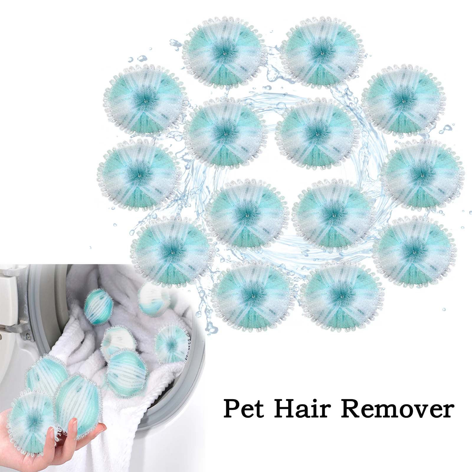 Pet Hair Remover Reusable Ball Washing Hair Catcher Pet Wool Sticker Cat Hair Remover Pet Fur Lint 1005006485171348