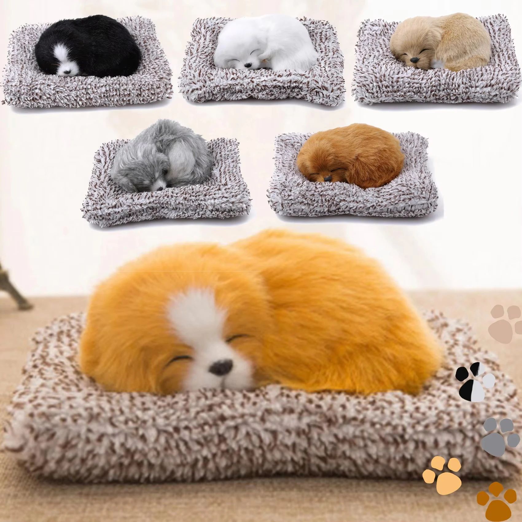 Stuffed Toys Lovely Simulation Animal Labrador/Husky Doll Plush Sleeping Dogs Toy Kids Toy 1005006487626988