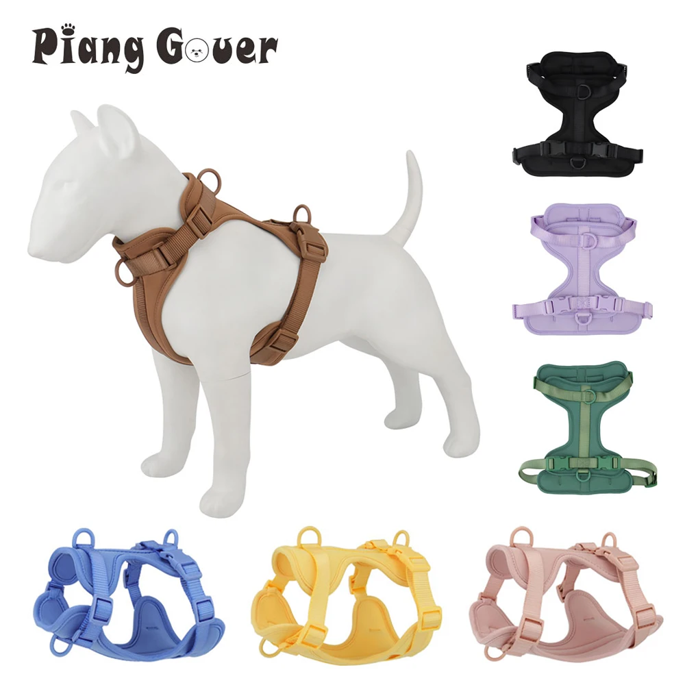 Adjustable Dog Vest Harness Pet Chest Strap Outdoor Walk Training Pet Harenss for Small Medium Dog 1005006490002387