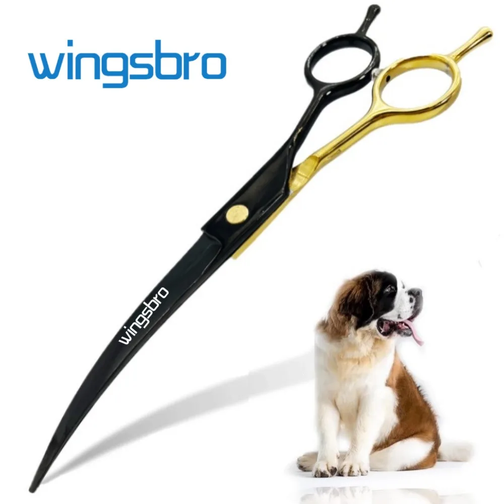 Pet Grooming Scissors 7inch Right and Left Hand Curved Scissors For Dog Grooming 1005006492063796