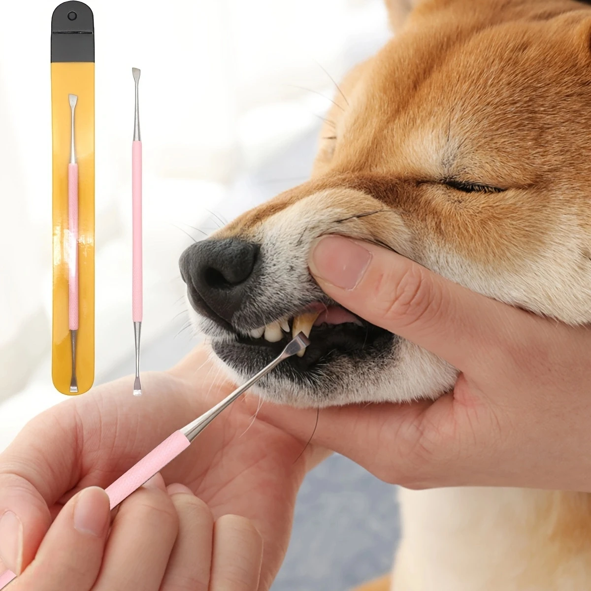 1pc Pet Dog Tooth Cleaner Stainless Steel Tartar Removers Scraper Kit Pet Oral Cleaning Tools 1005006500691207