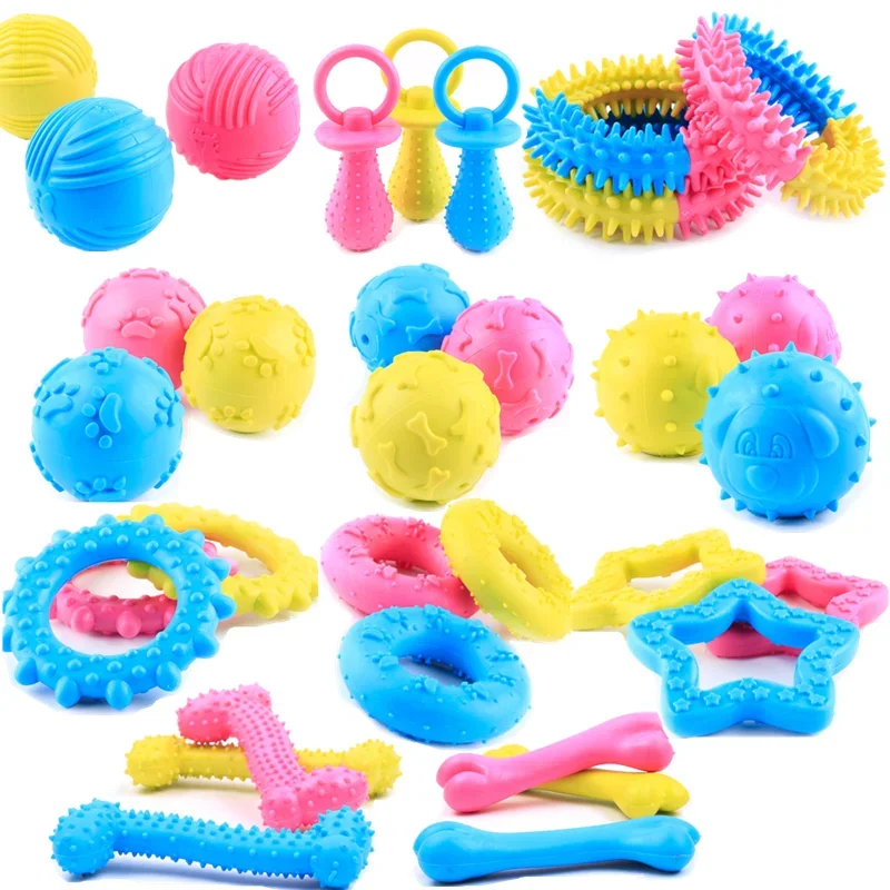 Cute Dog Toy Chew Rubber Toys for Small Dog Bite Resistant Non-toxic Pet Puppy Toys Interactive 1005006501462740