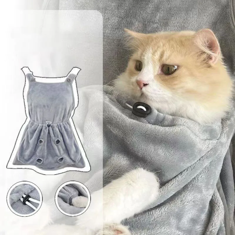 Cat Carrier Apron with Holes Outdoor Travel Small Cat Dogs Hanging Chest Bag Sleeping Pocket Winter 1005006503838916