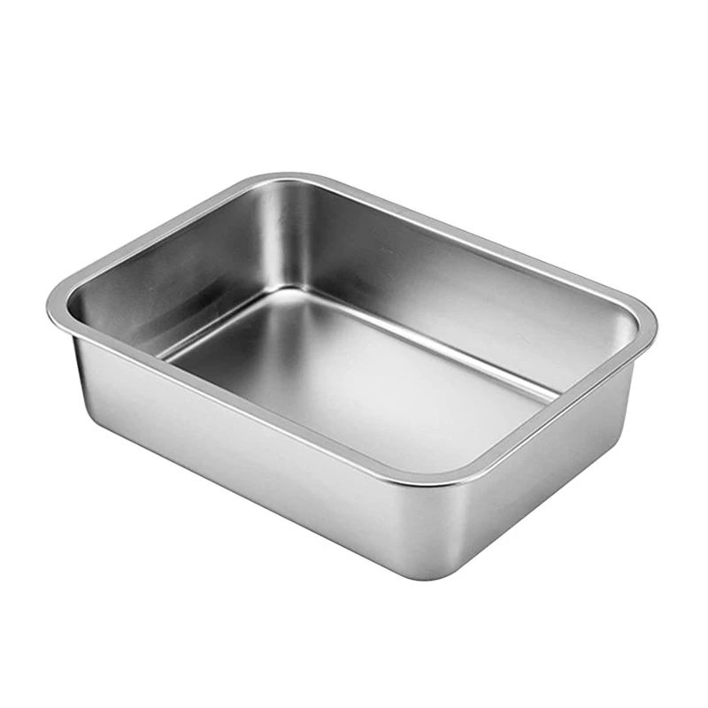 for Cat Litter Pan for Older Cats Stainless Steel Small Smooth Surface Never Rus 1005006533978438