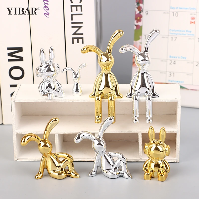 Kawaii Rabbit Ornament Ins Car Accessories Decorative Supplies Creative Desktop Ornament Room Decor 1005006546304517