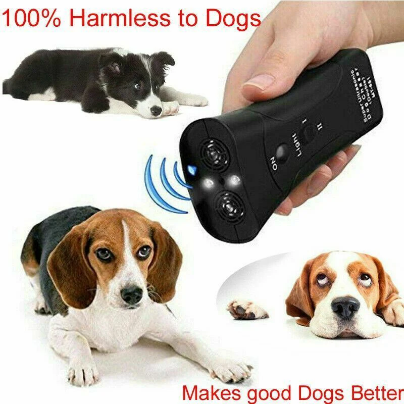Portable Ultrasonic Dog Trainer Device Dog Deterrent/Dog Barking Control Devices Training Tool Stop 1005006547781645