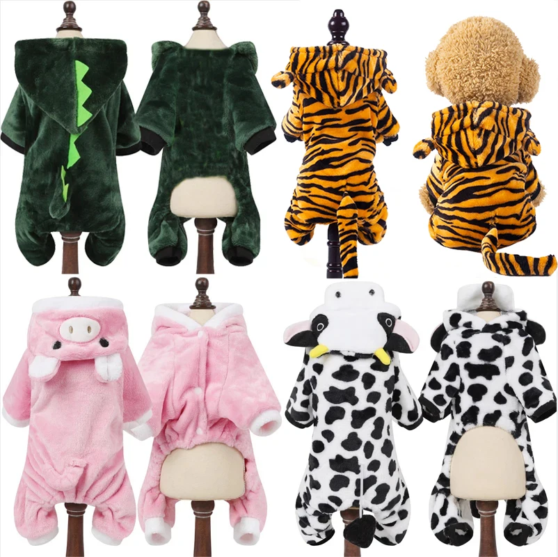 Pet Dog Clothes Soft Warm Fleece Dogs Jumpsuits Pet Clothing for Small Dogs Puppy Cats Hoodies 1005006634882951