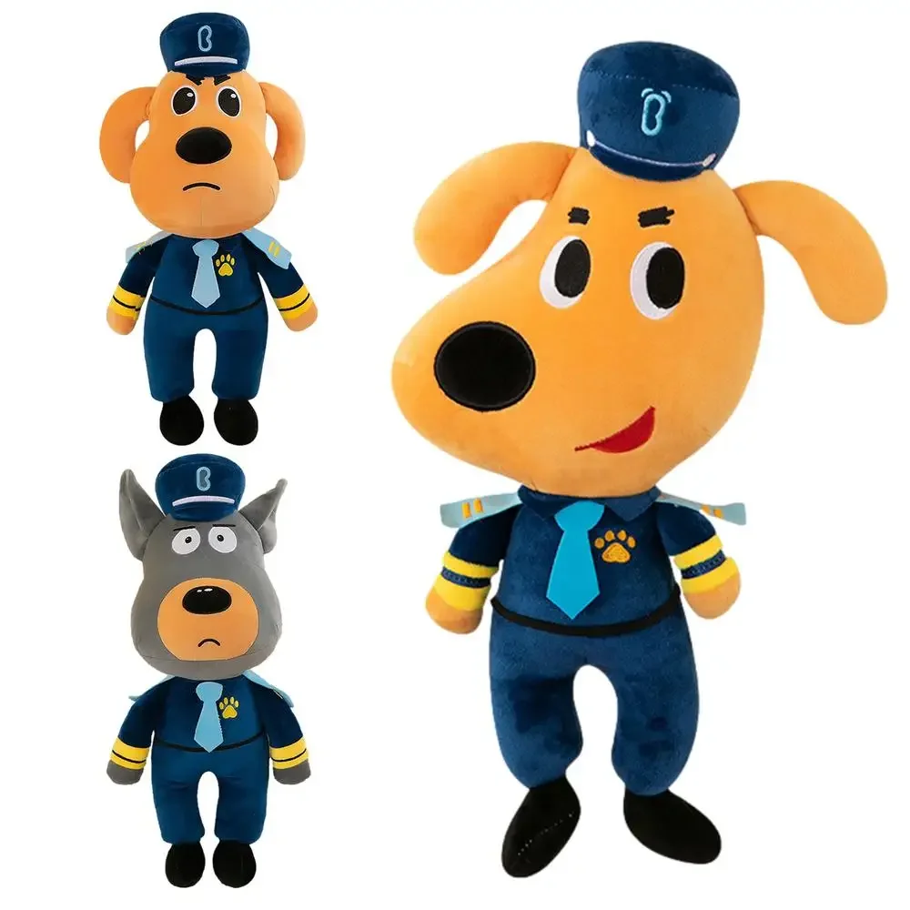 30cm Sheriff Labrador Dog Plush Toy Doll Anime Security Sergeant Labrador Wolf Dog Plush Stuffed 1005006673177045
