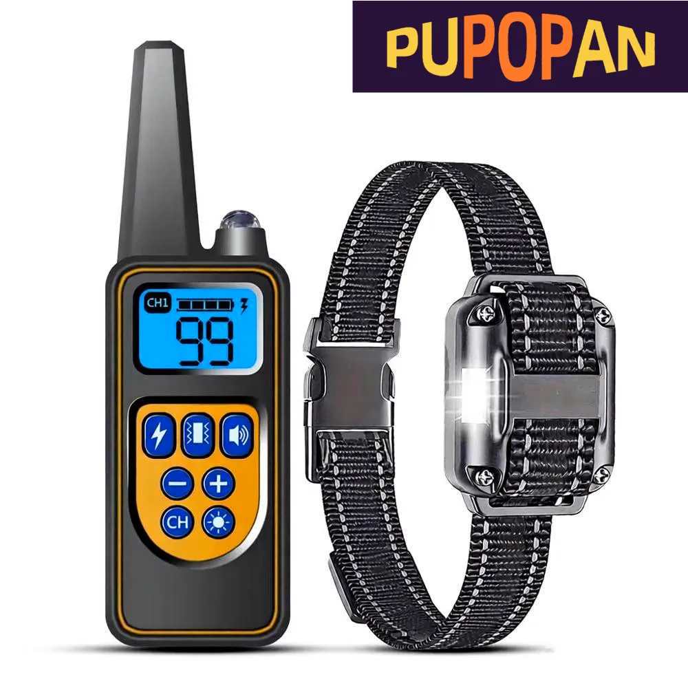 Dog Training Collar with Remote, Waterproof Shock Collar, Rechargeable, Small, Medium, Large Dogs 1005006687991521