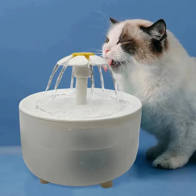Pets Water Fountain Auto Filter USB Electric Mute Cat Drinker Bowl 1200mL Recirculate Filtring 1005006691222556