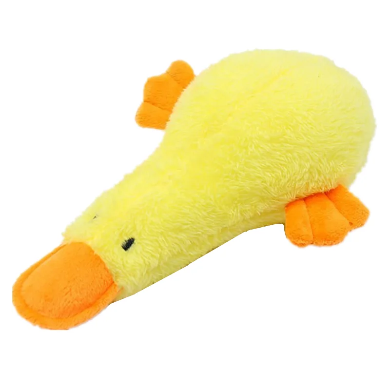 Dog Plush Sound Toy Yellow Duck Pet Interactive Training Stuffed Toys Cute No Fill Chewing Pet 1005006692482398