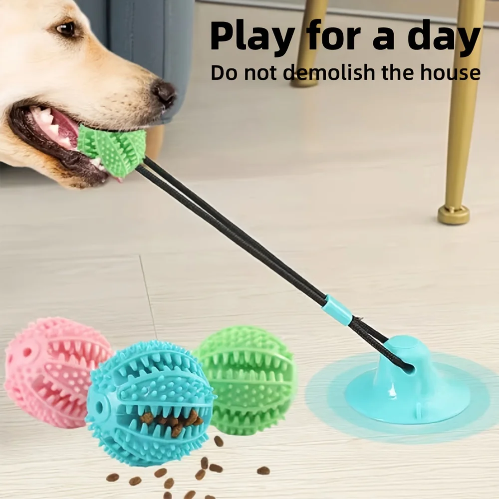 Interactive Dog Suction Cup Toy with Sound and Food Leakage 1005006694847929