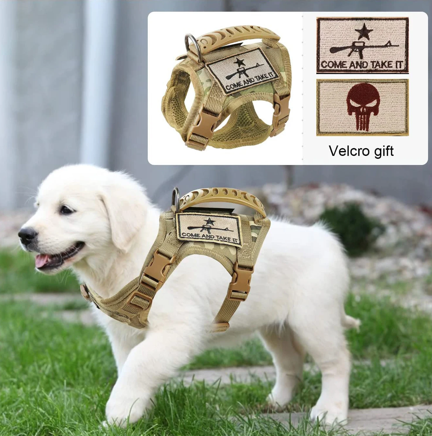 Cat Puppy Tactical Vest Training Harness Adjustable Military Outdoor Working Cat Harness Dog 1005006715525809