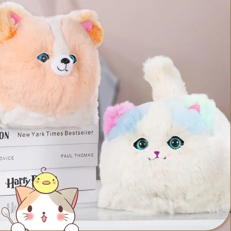 Cute Plush Toys Simulation Cat Dog Interactive Kids Huggy Pets Speak Electronic Accompanied Toy 1005006720378136