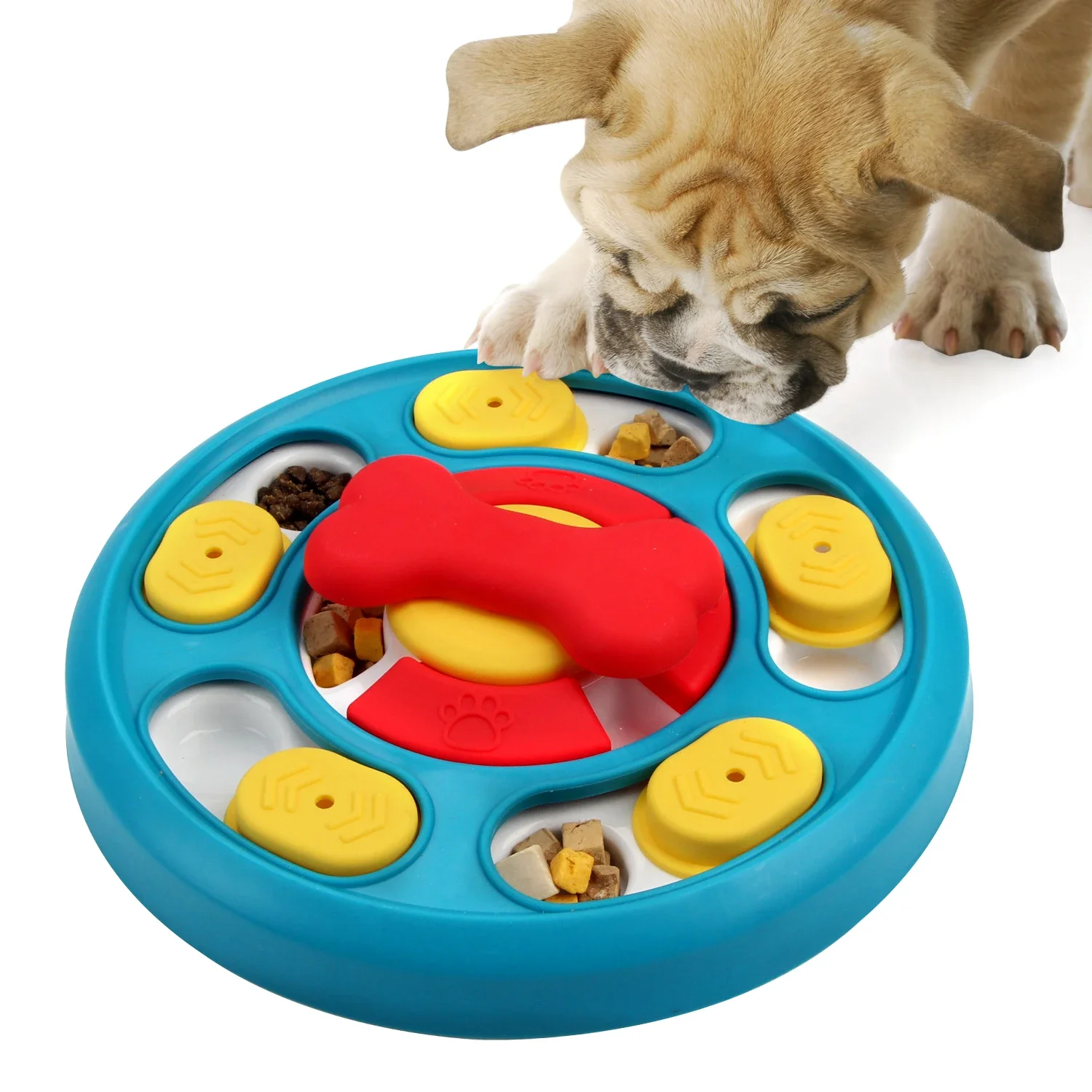 Dog Puzzle Toys Slow Feeder Interactive Increase Puppy IQ Food Dispenser Anti-Choking Tableware Dog 1005006728417288