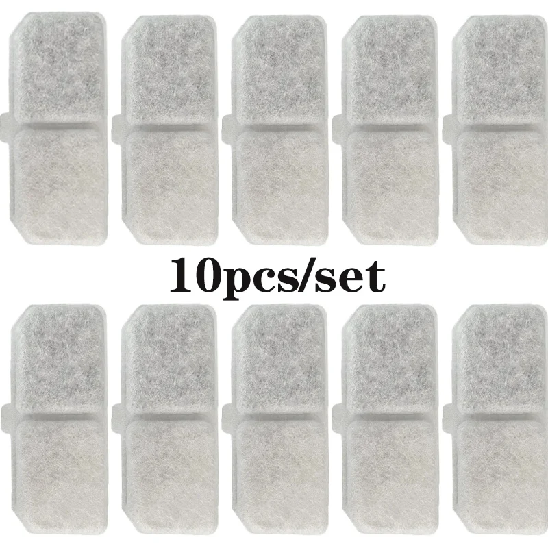 10pcs Cat Water Fountain Filter Pet Fountain Replacement Activated Carbon Filters Automatic Dog 1005006728526996