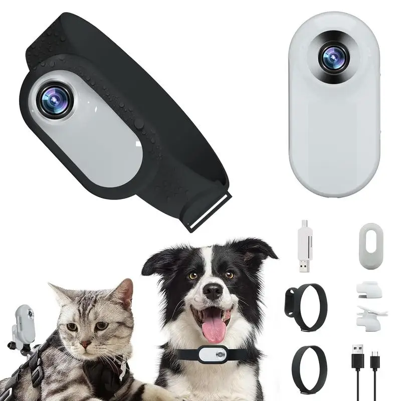 Dog Tracker Collar Hd 1080P Wireless Cat Camera Collars Sport/Action Camera with Video Records 1005006728987009