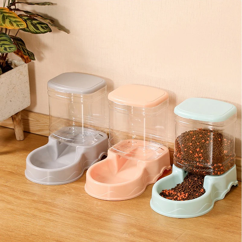 Automatic pet feeder Cat Drinking bowl Cat bowl Large capacity Dog bowl 3.8L combination food 1005006738106215