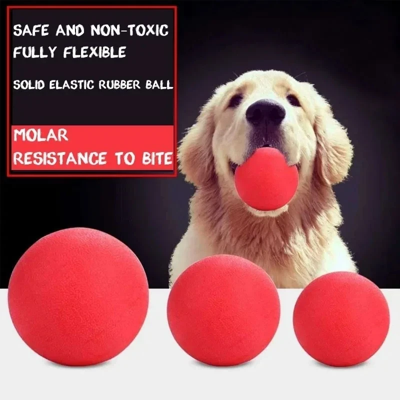 Indestructible Solid Rubber Ball Pet Dog Toy Training Chew Play Fetch Bite Toys Dog supplies Puppy 1005006760143007