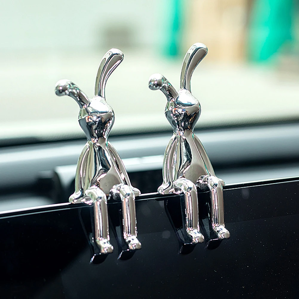 Cartoon Animal Rabbit Car Interior Center Console Decoration Personality Dining Table Desk Creative 1005006767973218