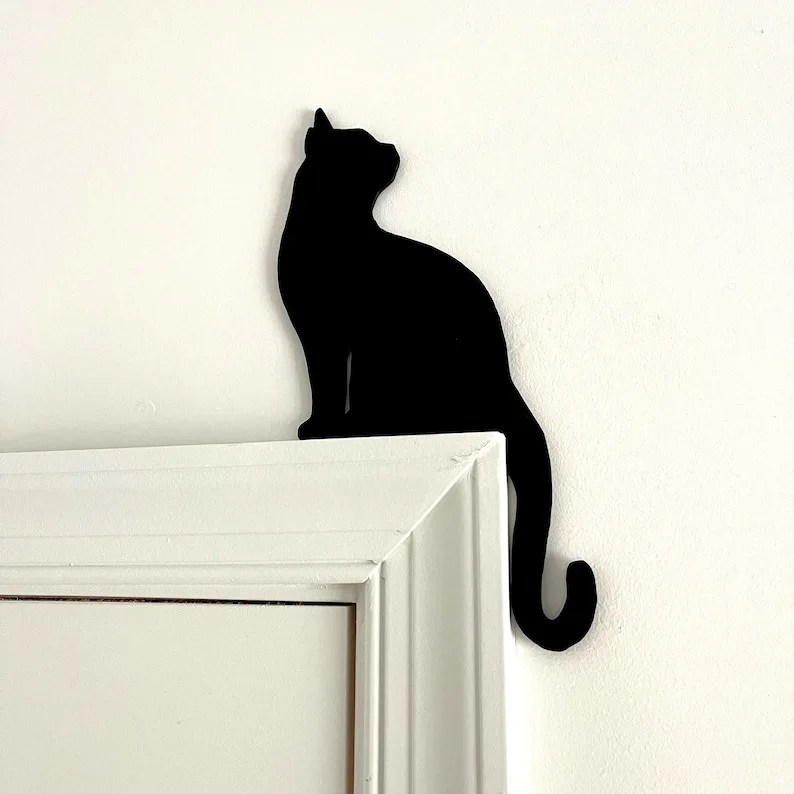 Halloween Door Corner Sign Cute Bird Witch Cat Black Wooden Hanging Ornament Party Home Wall Doors 1005006770075831