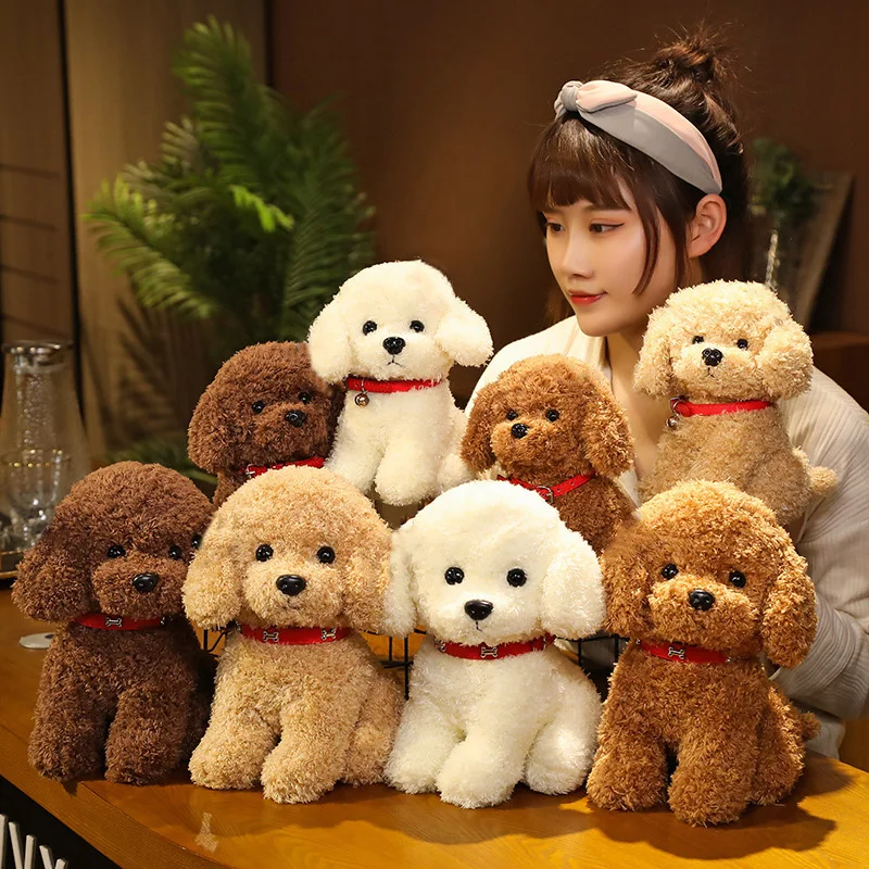 puppy Teddy dog plush toy simulation dog for children's companion toys 1005006770813973
