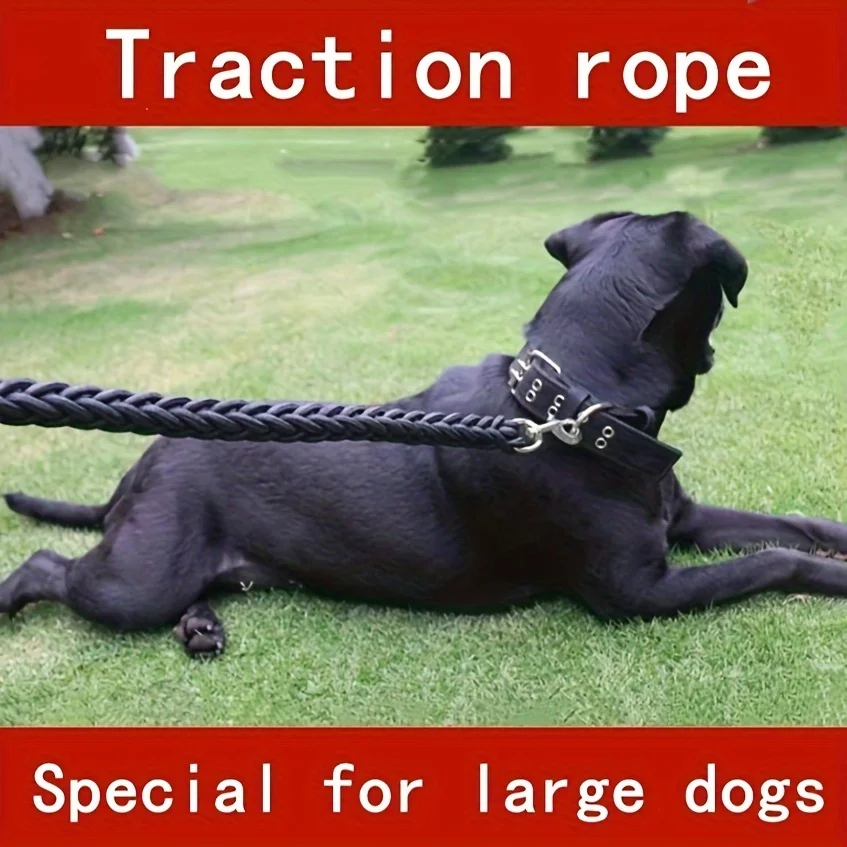 Comfort-Strong 5-Foot Braided Dog Leash: Ideal for Effective Training & Enjoyable Walks. Durability 1005006782285111