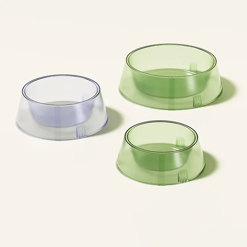 Pet Large Capacity Bowl Puppy Snack Bowl Antislip Round Mouth Single Bowls Cat Dog Feeding Water 1005006782563006