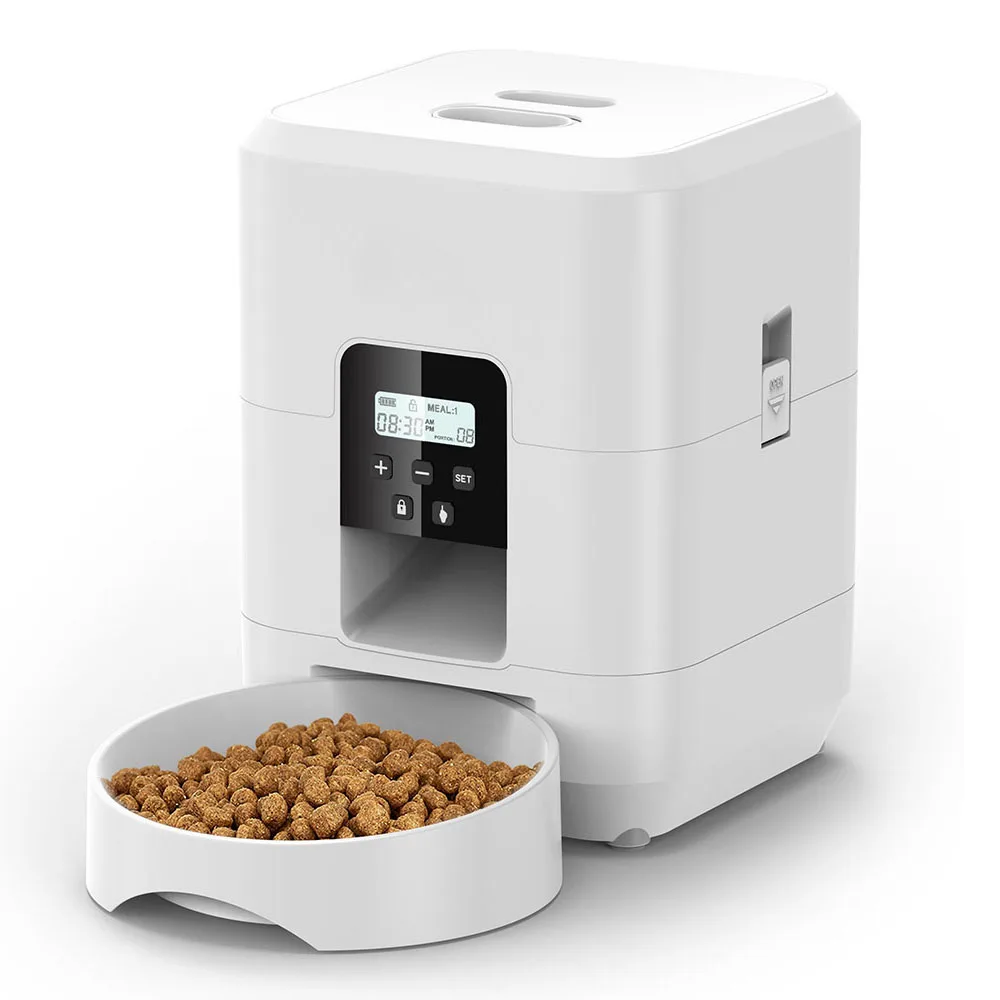 New 2L Pet Feeder, Smart Food Dispenser for Cats and Dogs, Regular and Quantitative Feeding of Pets 1005006784652018