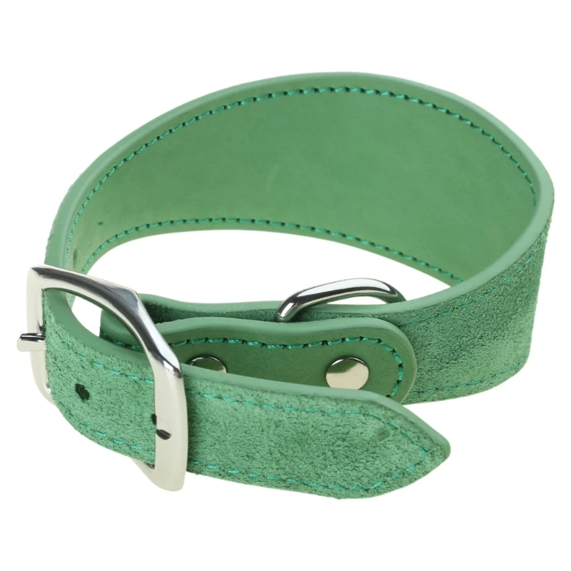 Leathers Dogs Collar Soft Padded Collar for Whippets Salukis Sighthounds Dogs Adjustable Collar 1005006796456536