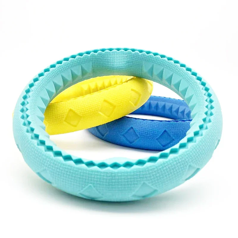 Pet Flying Discs Dog Training Ring Puller Bite Resistance Floating Toy Puppy Outdoor Interactive 1005006807628495