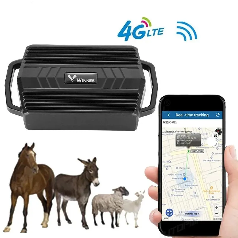GPS Tracker Animal For Cow Camel Sheep TK935 3000mAh Locator Waterproof RealTime Car Magnet Free 1005006809624541