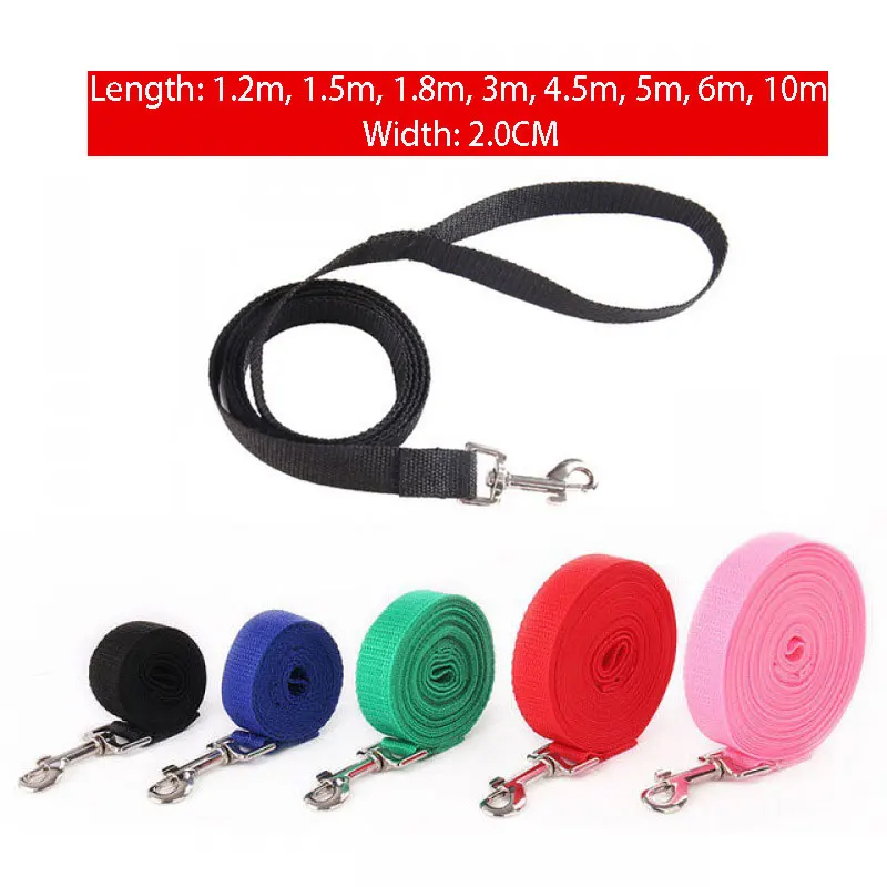 10M 20M 30MPet Leash Nylon Dog Training Leashes Walking Long Lanyard Traction Rope for Small Large 1005006810412730