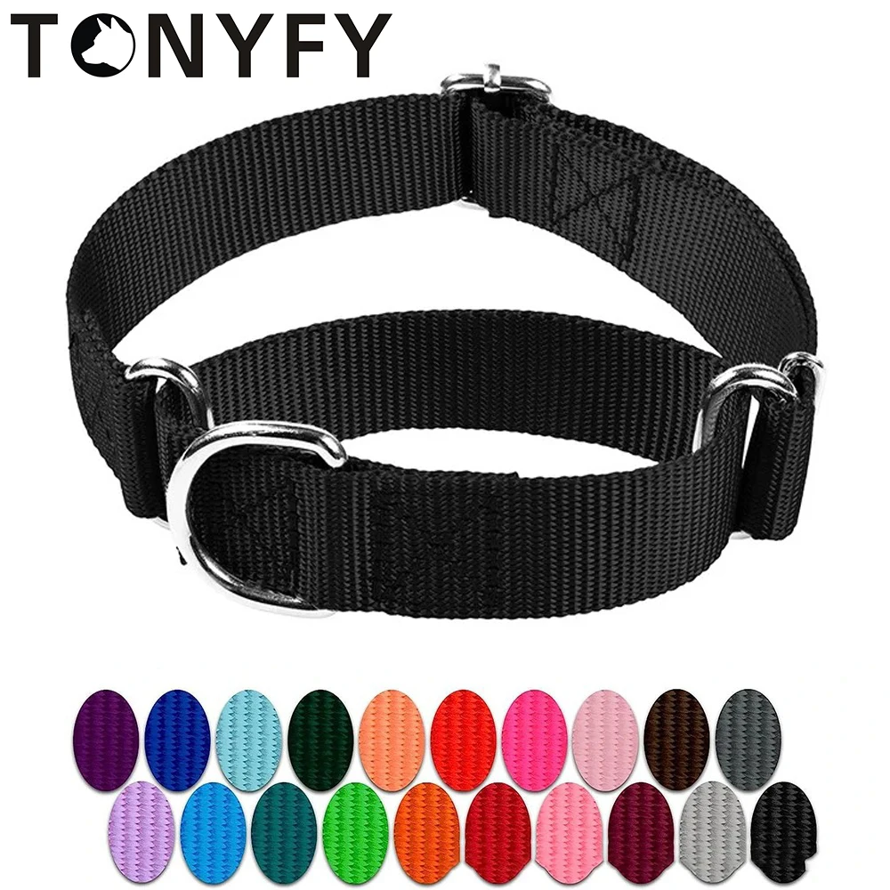 Dog Collars Reflective Nylon Dog Collar with Metal D Ring Adjustable Training No Slip Dog Collar 1005006814212164