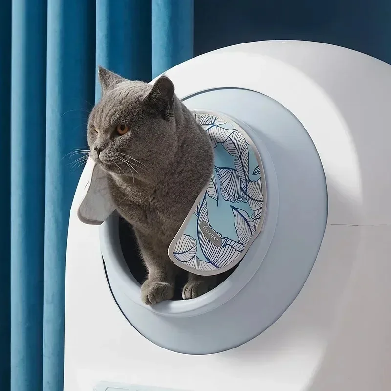 MEET Closed Cat Litter Box Door Curtain Detachable and Washable Fully Block Odor Customized and 1005006819229376