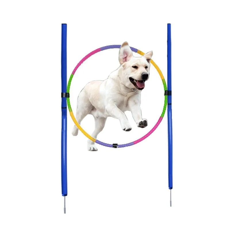 Dog Agility Training Equipment Portable Dog Jumping Tool Outdoor Dogs Running Stake Sports Stakes 1005006833575765