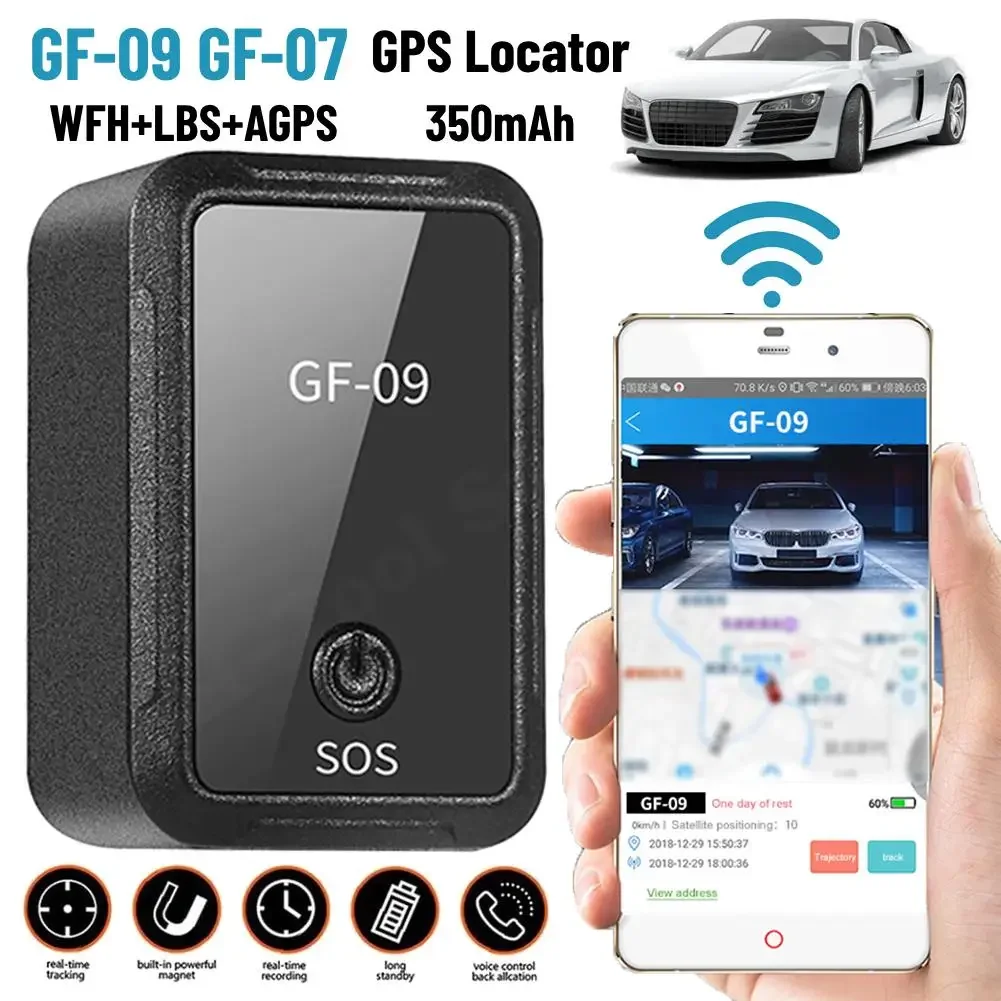 GF09/GF07 Mini GPS Tracker Real-Time Tracking Magnetic Anti-Theft Car Truck Vehicle Locator GSM 1005006837742412