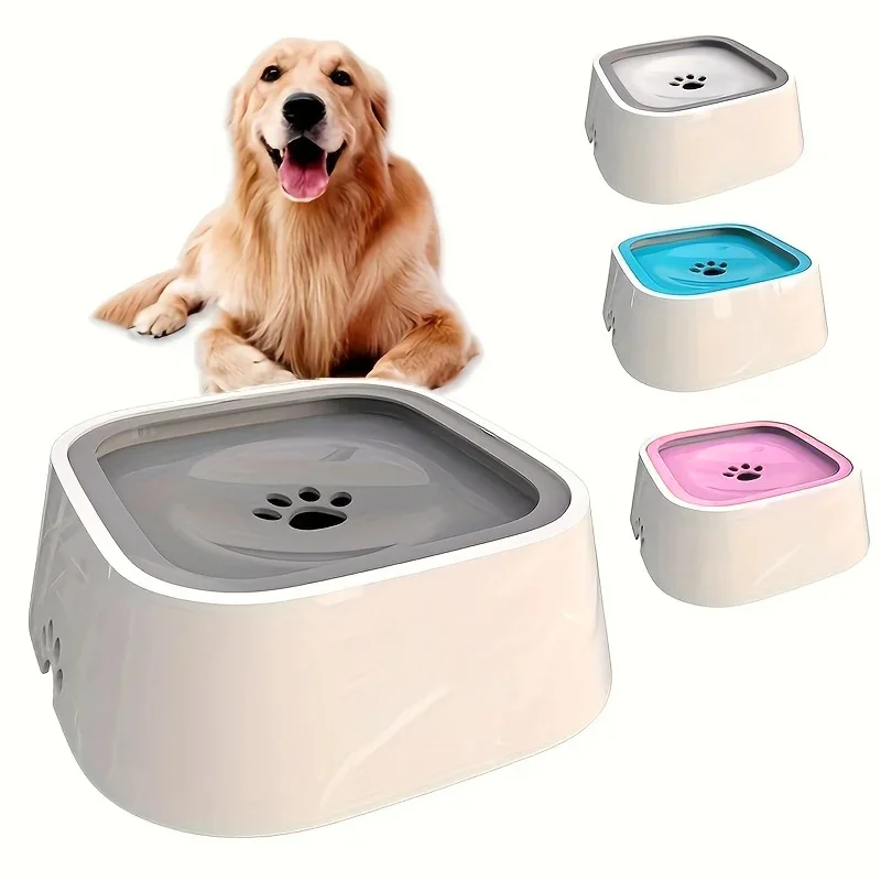 Dog Water Bowl Dog Bowl Slow Water Feeder No-Spill Pet Water Bowl Slow Feeder Dish 1005006846350099