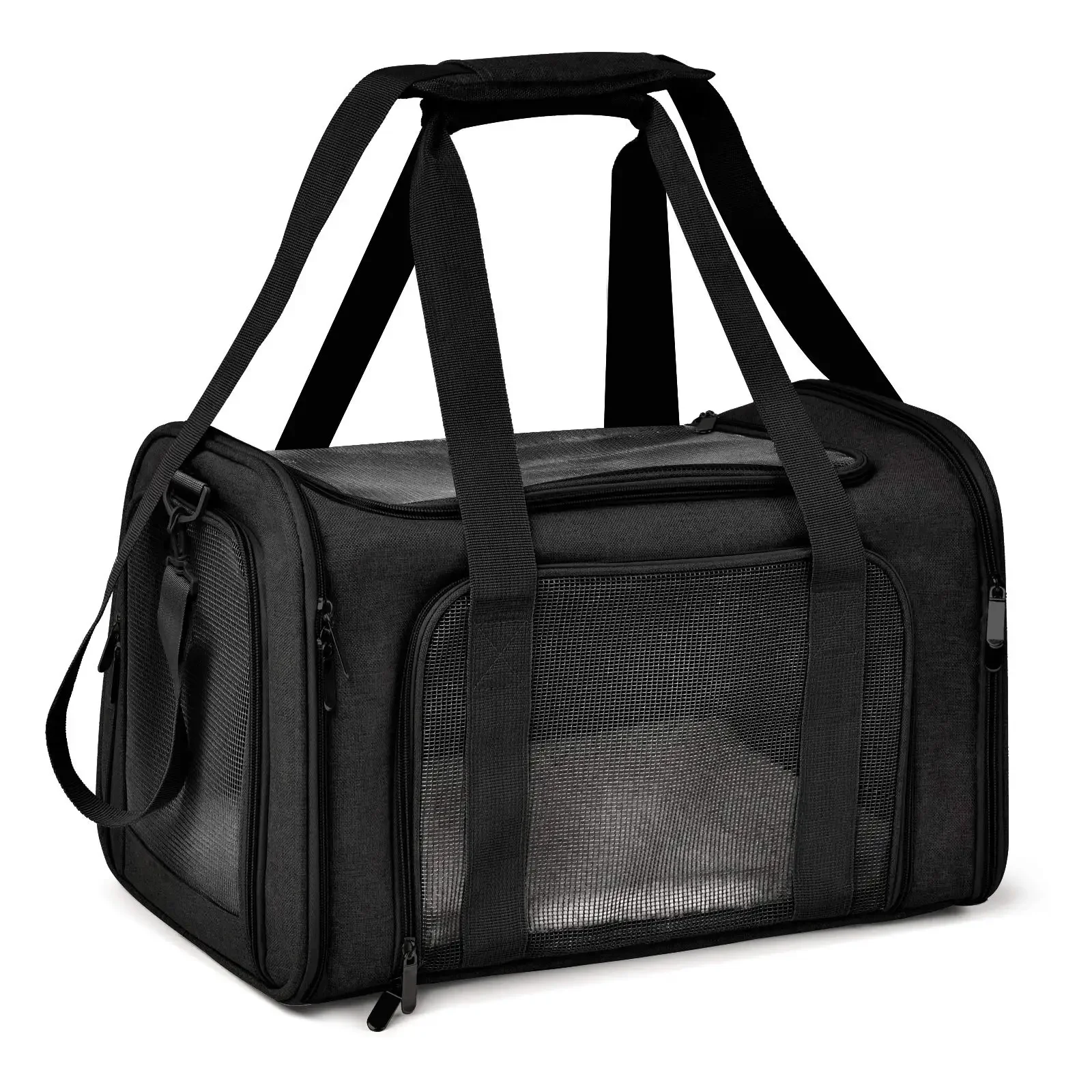Dog Carrier Bag Soft Side Backpack Pet Carriers Travel Bags Airline Approved Transport For Cats 1005006858859295