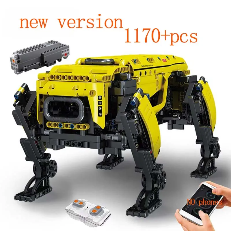 Technical Robot Toys The RC Motorized Boston Dynamics Big Dog Model AlphaDog Building Blocks Bricks 1005006859859170