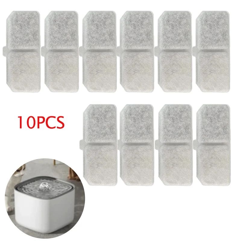 10Pack Cat Water Fountain Filter Pet Fountain Replacement Activated Carbon Filters Automatic Dog 1005006863676825