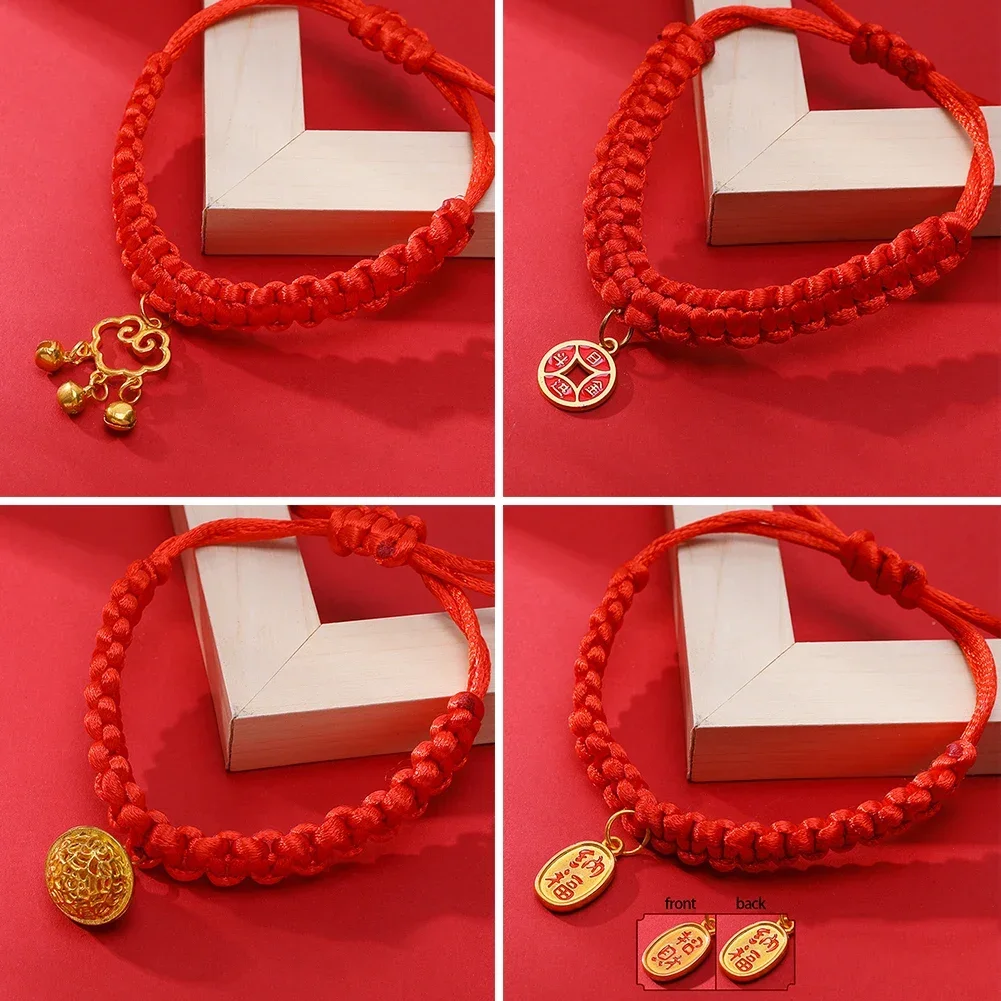 Chinese Cat Collar Red Rope Braided Collar Adjustable Traditional Lucky Bless Woven Kitten Collars 1005006865993170