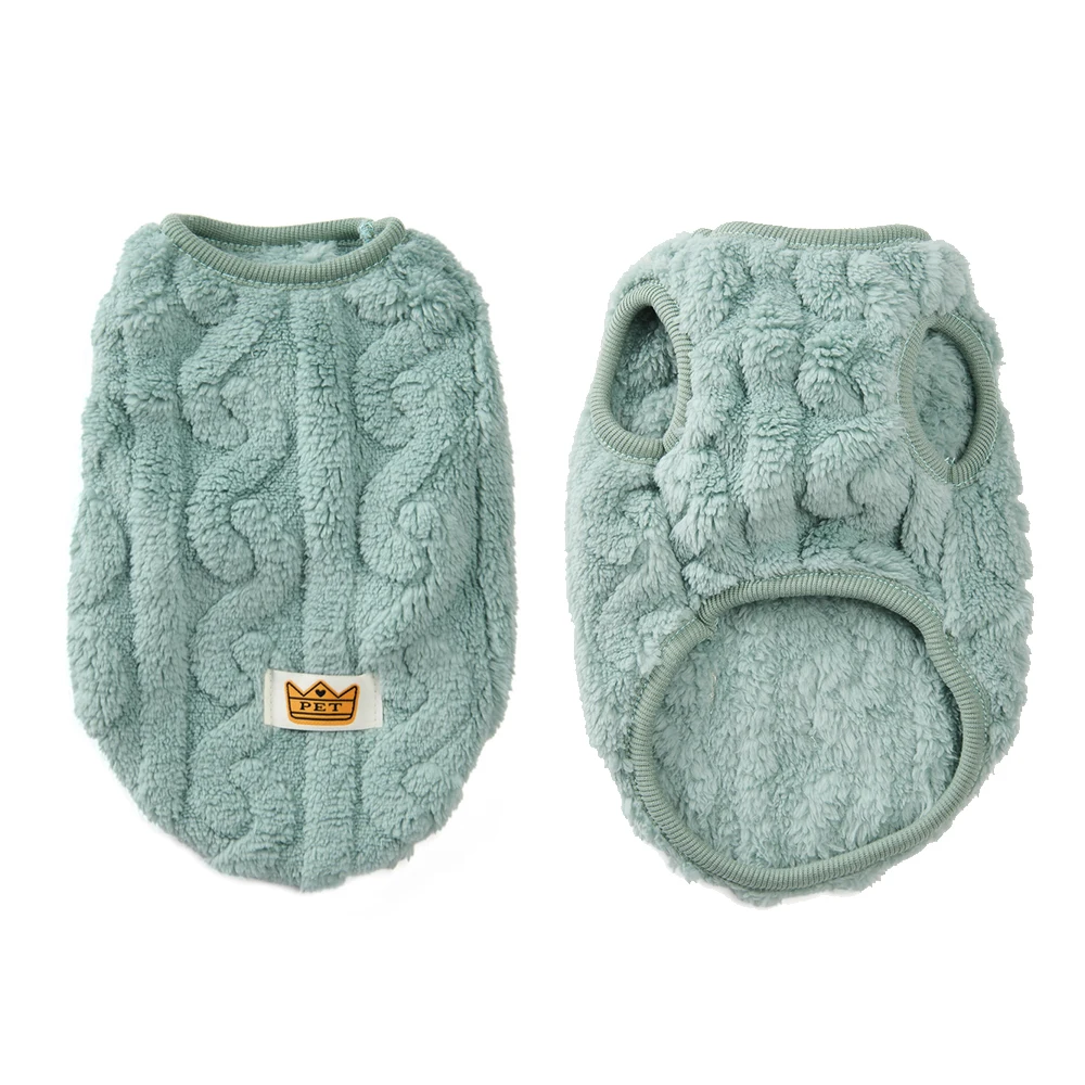 Pet Dog Clothes Autumn Winter Warm Cozy Fleece Puppy Sweater for Small Medium Dogs Cats Pug French 1005006866277265