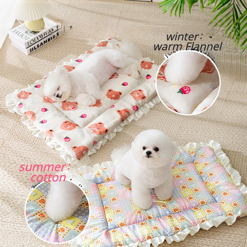 Pet Sleeping Mat Dog Bed Cat Bed Thickened Blanket Pad for Dogs Cats Winter Warm Washable Dog 1005006869675870