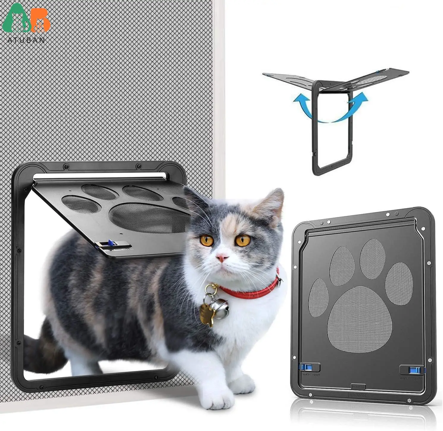 Pet Screen Door, Inside Door 8x10x0.4 inch 1005006873564560