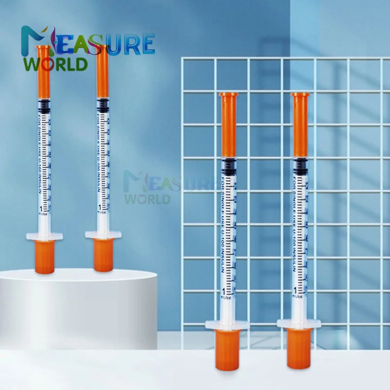 10pcs 1ml Disposable Plastic Veterinary Syringe With Needles For Pet Farm Animal Cat Dog Pig Cattle 1005006877260260