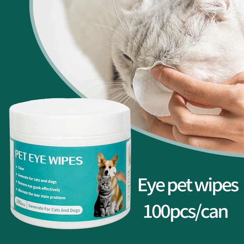 Pet Ear Cleaning Wipes Eye Cats and Dogs Tearmark Wet Universal No Irritation Products 1005006877469521