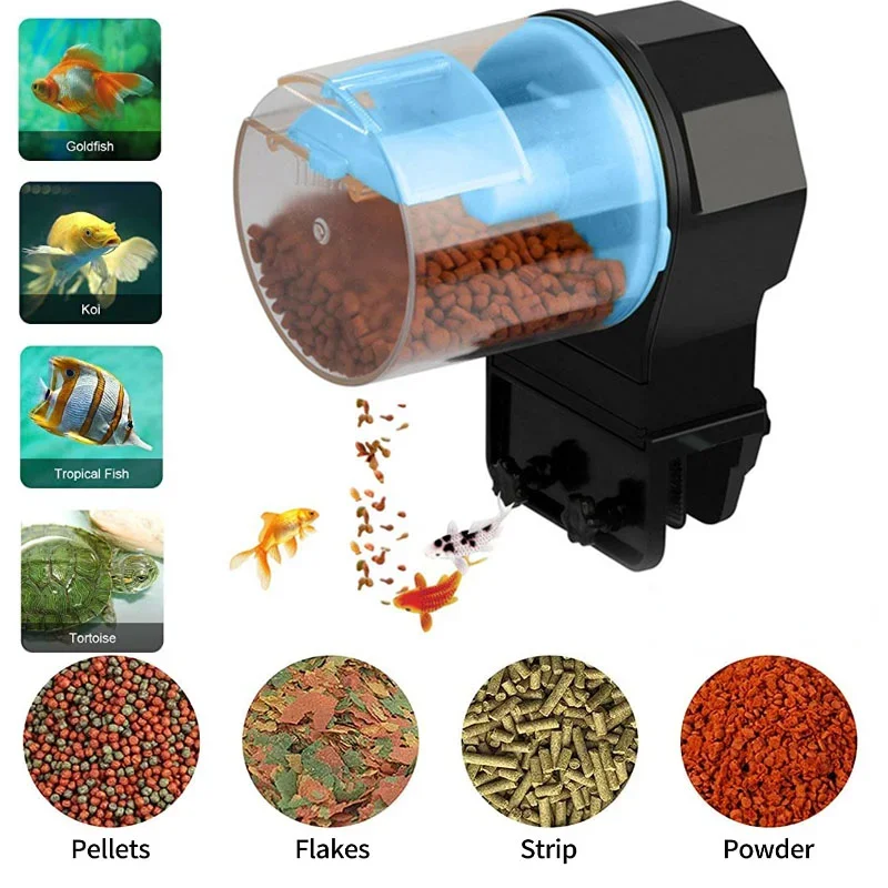 Fish Tank Automatic Feeder Intelligent Timing Automatic Feeder Aquarium Automatic Feeder Large 1005006943826132