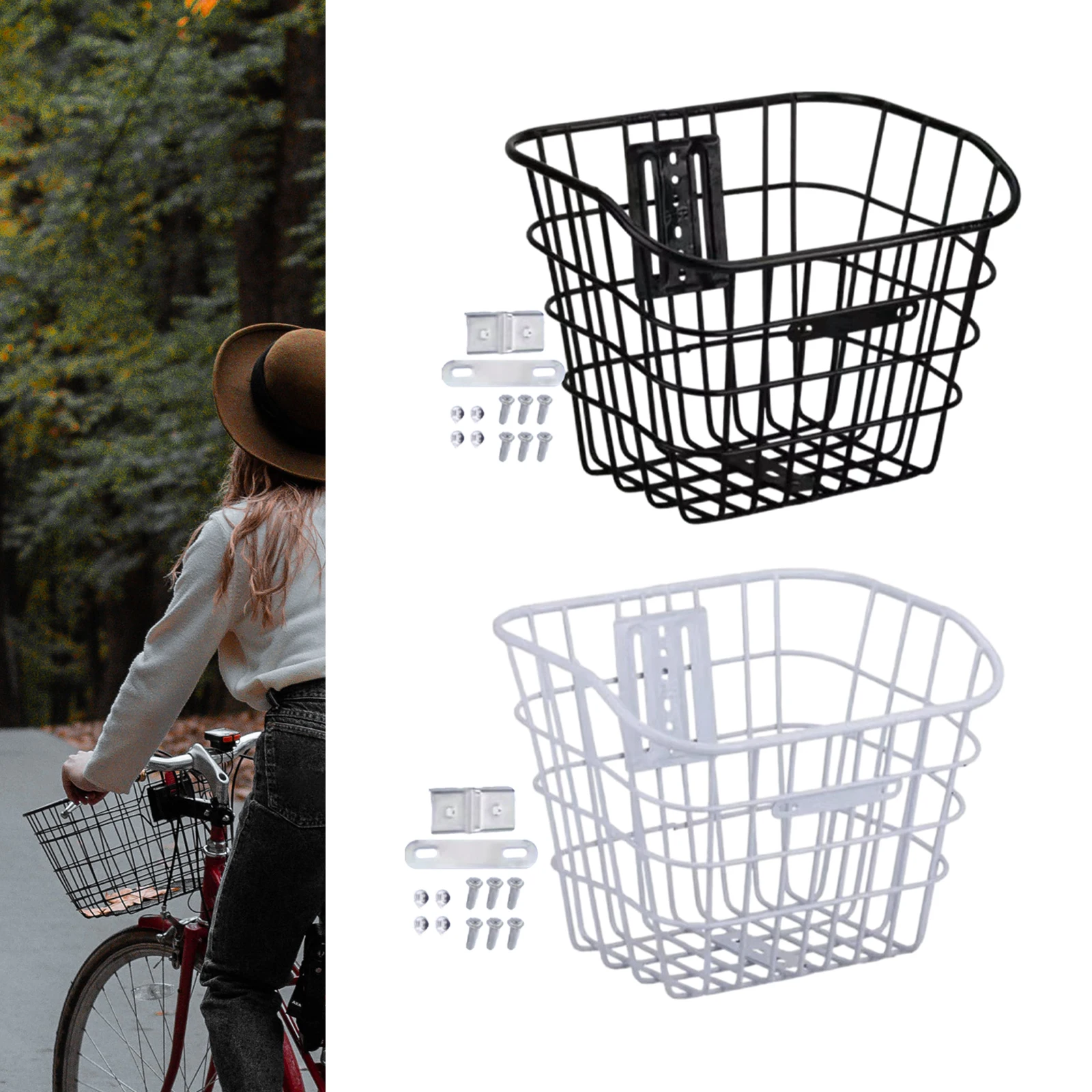Bicycle Basket Cargo Rack Organizer Quick Release Front Bike Basket Rack Pet Cat Dog Carrier for 1005006966074839